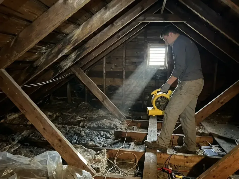 attic-water-damage-drying-proc-007 — frequently asked questions, Emergency Water Extraction & 24/7 Flood Response in Northgl…